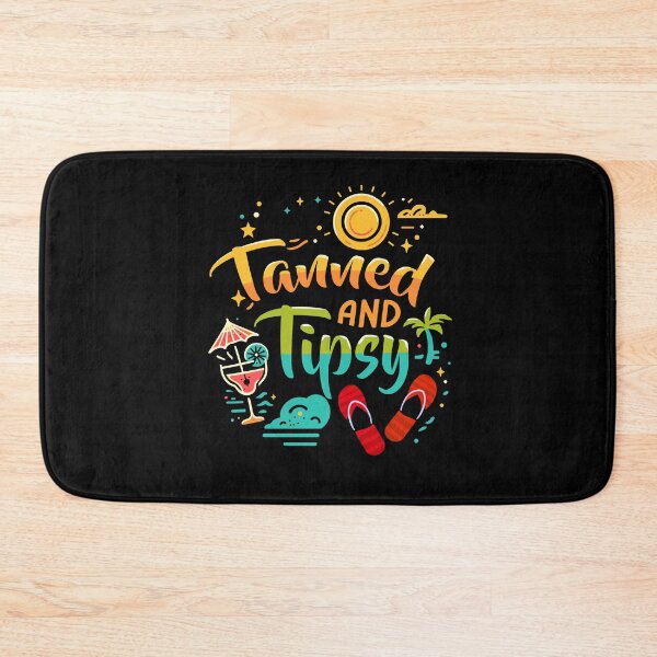 Item preview, Tanned And Tipsy Beach Summer Vacation Funny designed and sold by Dressed For  Duty.