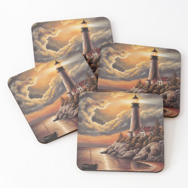Item preview, Digital Lighthouse Painting designed and sold by PaintedPixels01.