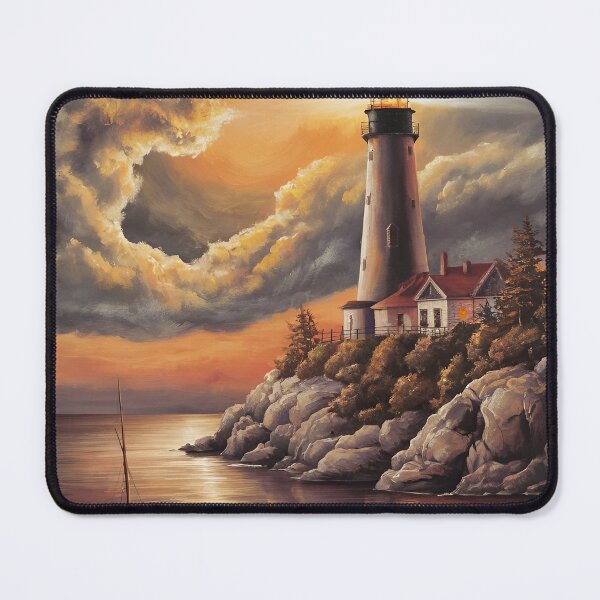 Item preview, Digital Lighthouse Painting designed and sold by PaintedPixels01.