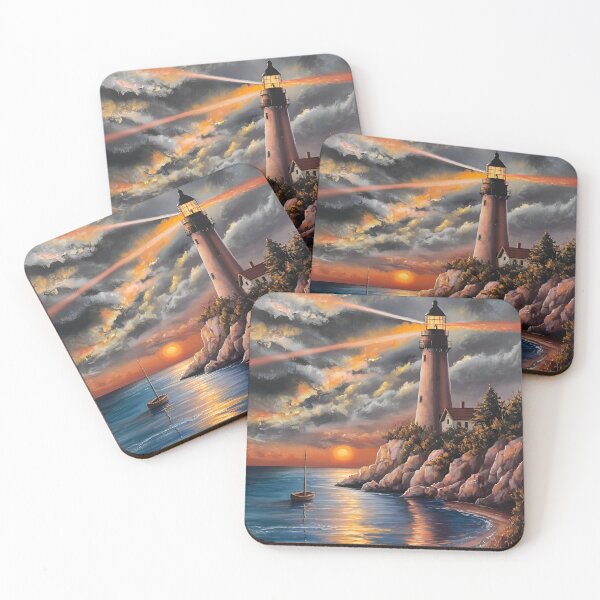 Item preview, Digital Lighthouse Painting designed and sold by PaintedPixels01.
