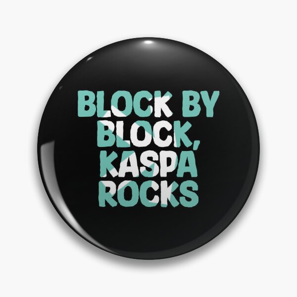 Item preview, Kaspa Crypto Insight Blockchain Vision Design designed and sold by RadDeck.
