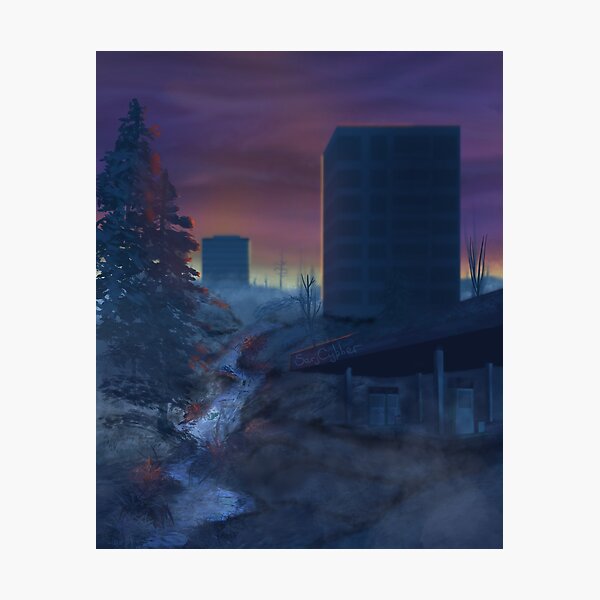 Item preview, Ghost town dawn designed and sold by serjcypher.