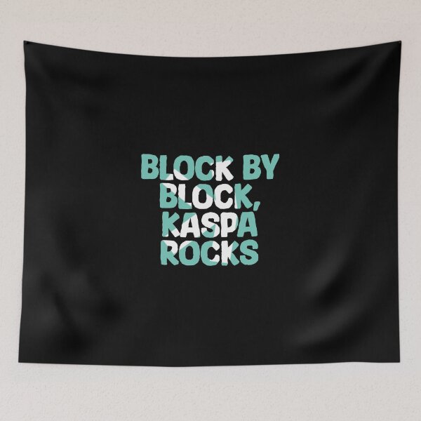 Item preview, Kaspa Crypto Insight Blockchain Vision Design designed and sold by RadDeck.