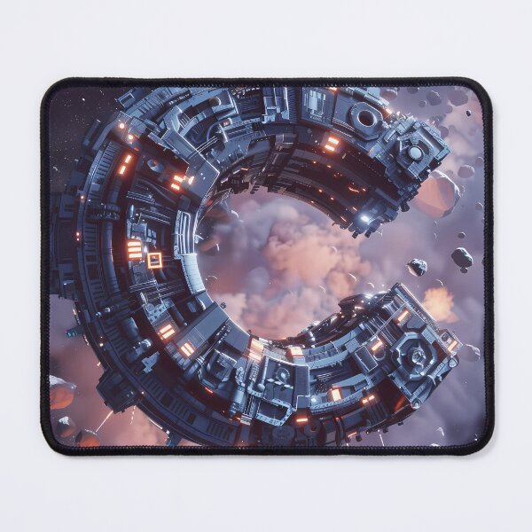 Item preview, Future Spaceship Alphabet C Design designed and sold by Lucky-Sheep777.
