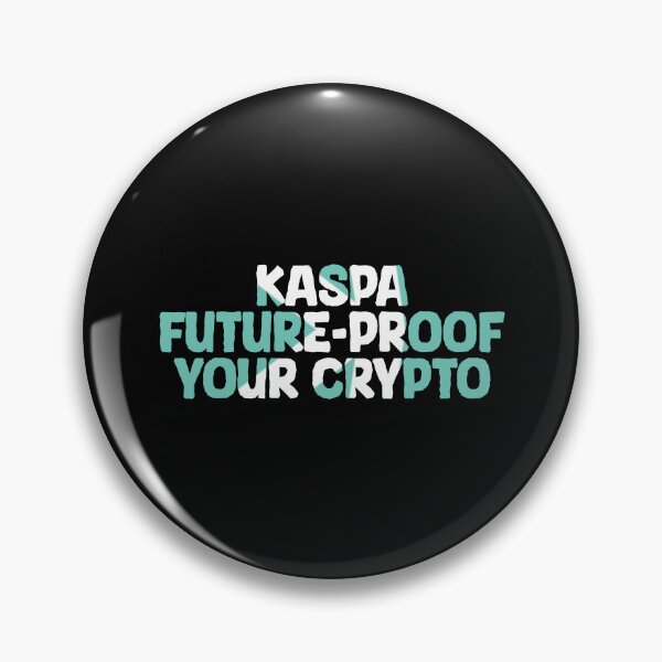 Item preview, Kaspa Crypto Evolution Blockchain Progress Design designed and sold by RadDeck.