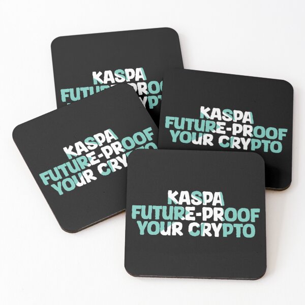 Item preview, Kaspa Crypto Evolution Blockchain Progress Design designed and sold by RadDeck.