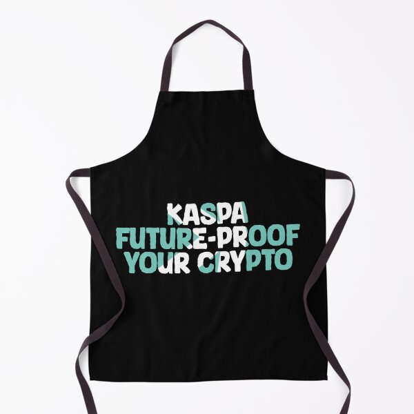Item preview, Kaspa Crypto Evolution Blockchain Progress Design designed and sold by RadDeck.