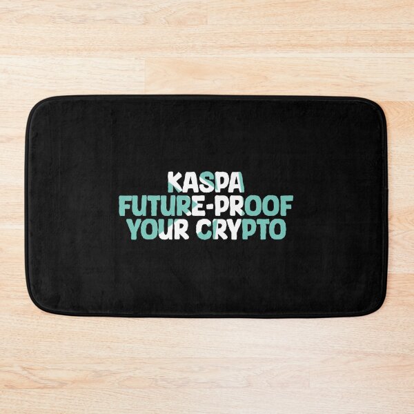 Item preview, Kaspa Crypto Evolution Blockchain Progress Design designed and sold by RadDeck.