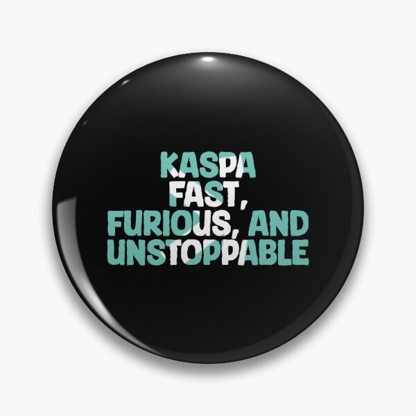 Item preview, Kaspa Crypto Wave Blockchain Dynamics Design designed and sold by RadDeck.