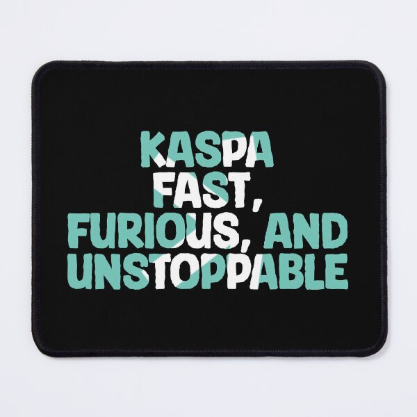 Item preview, Kaspa Crypto Wave Blockchain Dynamics Design designed and sold by RadDeck.