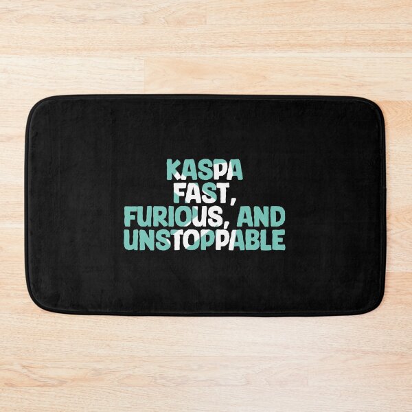 Item preview, Kaspa Crypto Wave Blockchain Dynamics Design designed and sold by RadDeck.