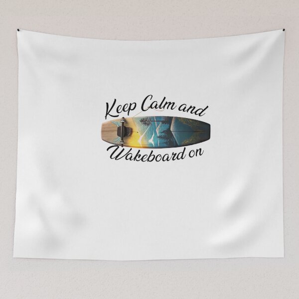 Item preview, Wakeboarding Lovers - Keep Calm and Wakeboard On Design designed and sold by Techflare.