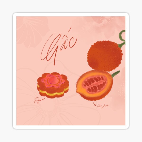 Item preview, Vietnamese Gac fruit and glutinous rice designed and sold by In’eiSketch.