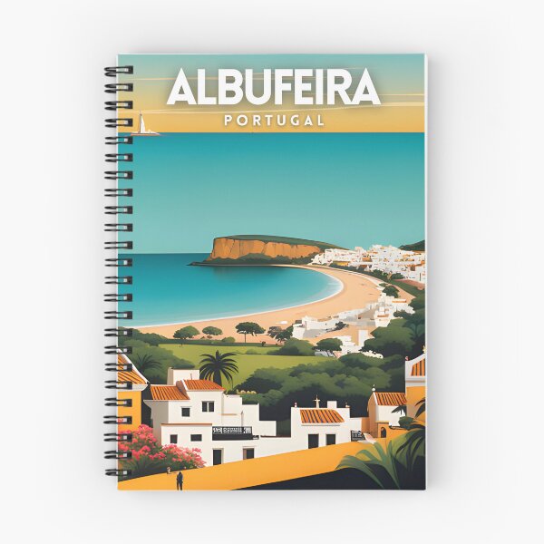 Item preview, Albufeira Portugal Vintage Travel Art designed and sold by ZionPosteria.