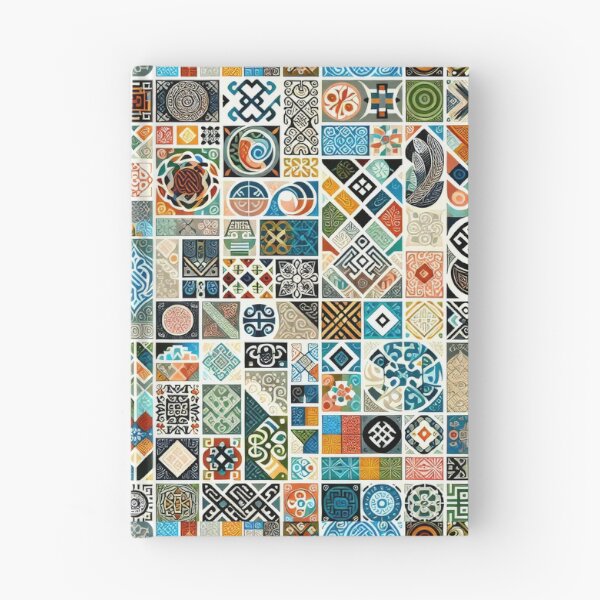 Item preview, Mosaic Square Quilt Pattern  designed and sold by ReachForArt.