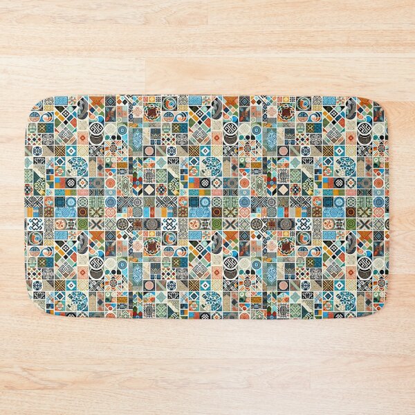Item preview, Mosaic Square Quilt Pattern  designed and sold by ReachForArt.