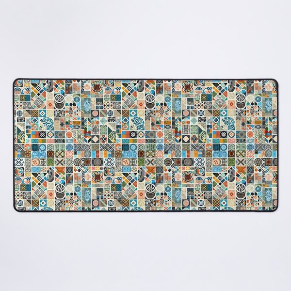 Item preview, Mosaic Square Quilt Pattern  designed and sold by ReachForArt.