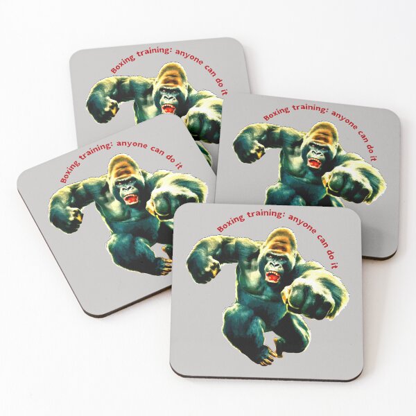 Item preview, Boxing Gorilla Motivational Art: Training Punch Graphic designed and sold by VikArtStudio.