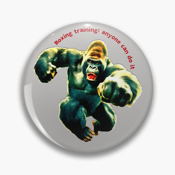 Item preview, Boxing Gorilla Motivational Art: Training Punch Graphic designed and sold by VikArtStudio.