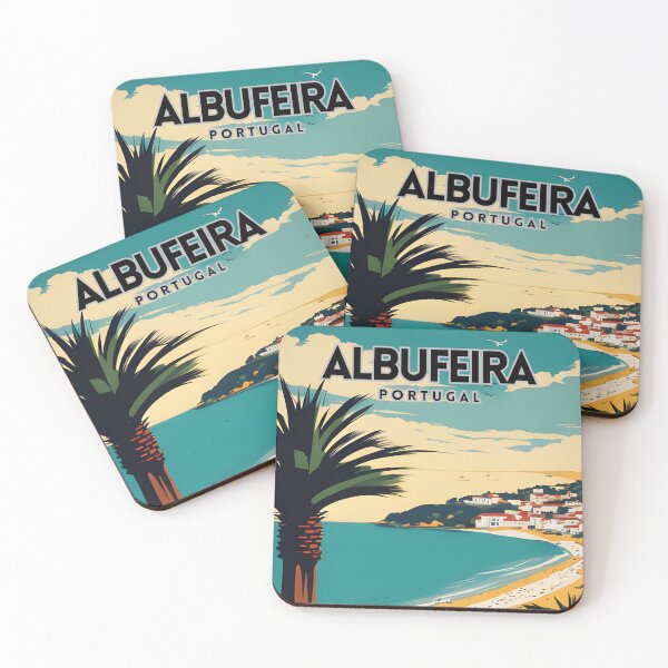 Item preview, Albufeira Travel Art Poster designed and sold by ZionPosteria.