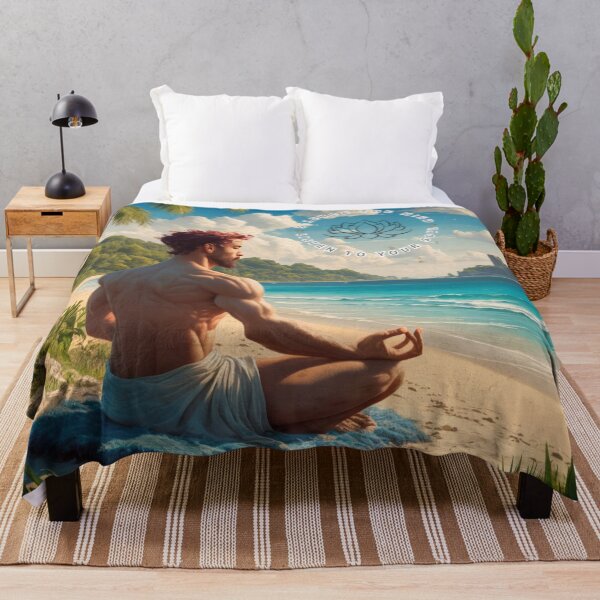 Item preview, Meditation by the Beach: "Silence the mind, listen to your soul." designed and sold by RvinJo8.