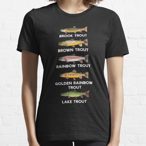 Item preview, Types of Trout Fish Species Funny Fishing designed and sold by Dressed For  Duty.