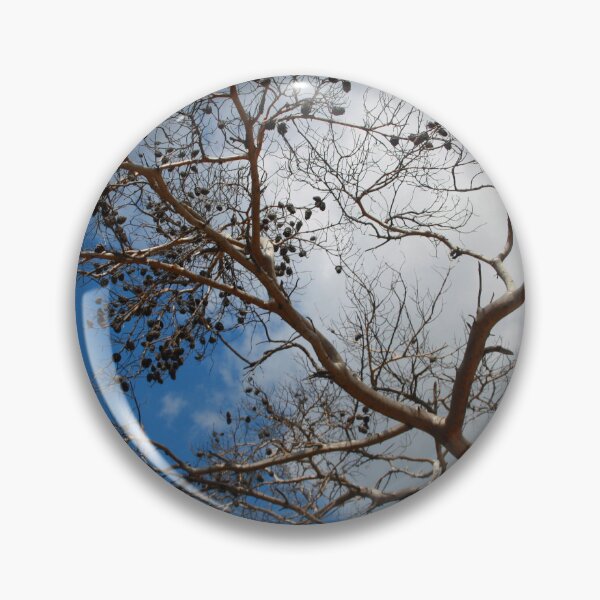 Item preview, The Skeleton of A Pine Tree Against Sky and Clouds designed and sold by taiche.