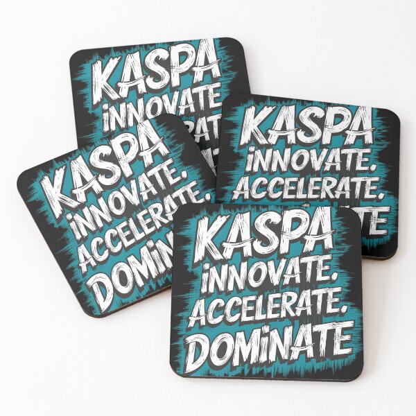 Item preview, Kaspa Crypto Success Blockchain Growth Design designed and sold by RadDeck.