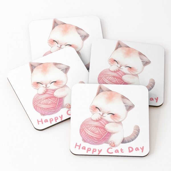 Item preview, Happy Cat Day, Playtime Bliss designed and sold by Cherrita07.