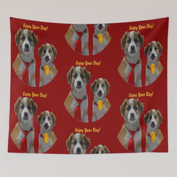 Item preview, Enjoy Your Day Dogs, Brushed Art designed and sold by kristalcurt.