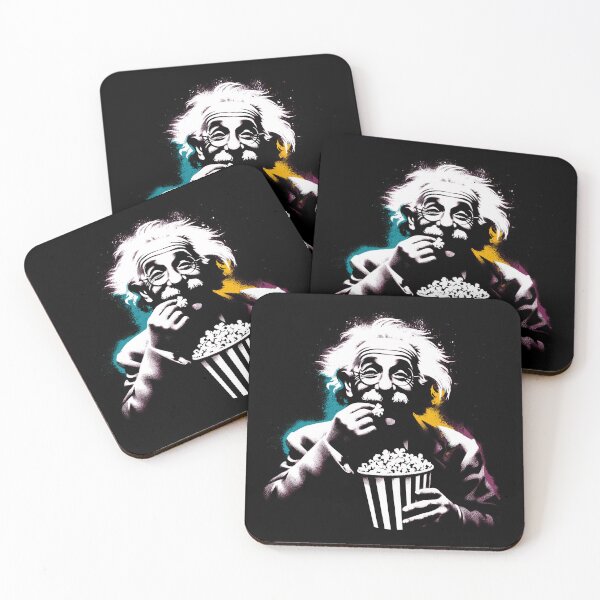 Item preview, Albert Einstein eating Popcorn designed and sold by ghan19.
