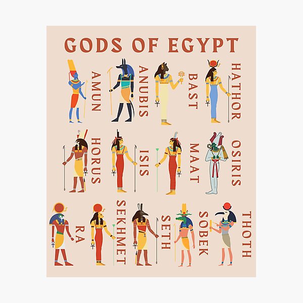 Artikel-Vorschau von Götter der ägyptischen Mythologie 13 Götter Ägyptens, designt und verkauft von Lady-Frost.