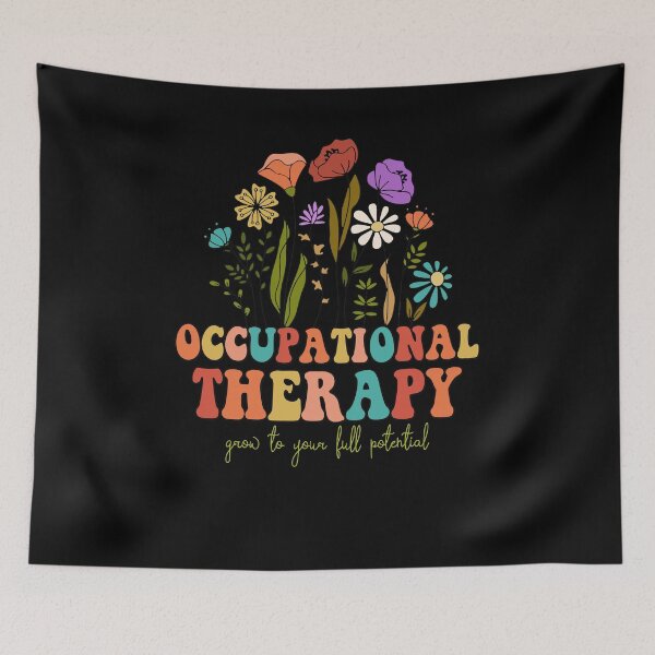 Aperçu de l'œuvre Retro Occupational Therapy Grow To Your Full Potential OT créée et vendue par Dressed For  Duty.