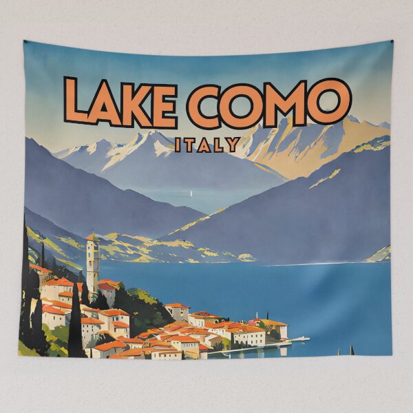 Item preview, Lago di Como Italia Poster designed and sold by ZionPosteria.