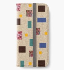 Coloured squares and rectangles iPhone Wallet/Case/Skin