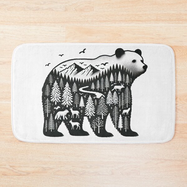 Item preview, Bear and Forest designed and sold by Blink Art Studio.