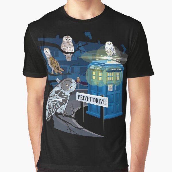 Hedwig Says Who! Graphic T-Shirt