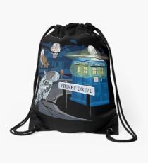 Hedwig Says Who! Drawstring Bag
