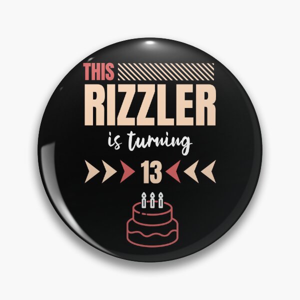 Item preview, Celebratory This Rizzler Is Turning 13 Slang designed and sold by Betsytiptoe.