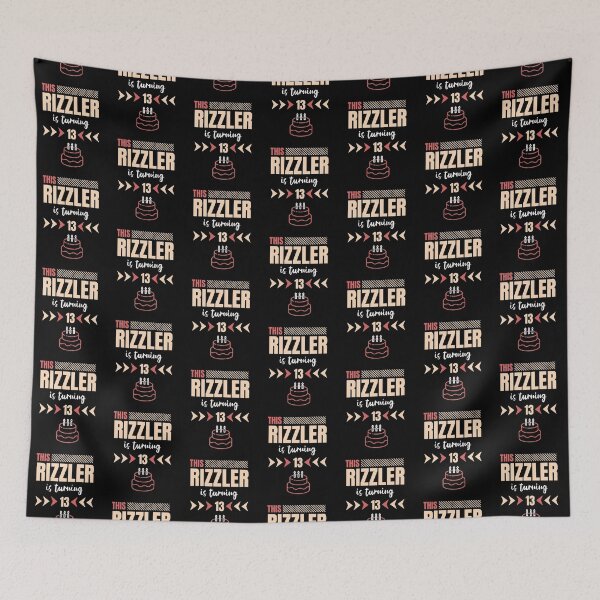 Item preview, Celebratory This Rizzler Is Turning 13 Slang designed and sold by Betsytiptoe.