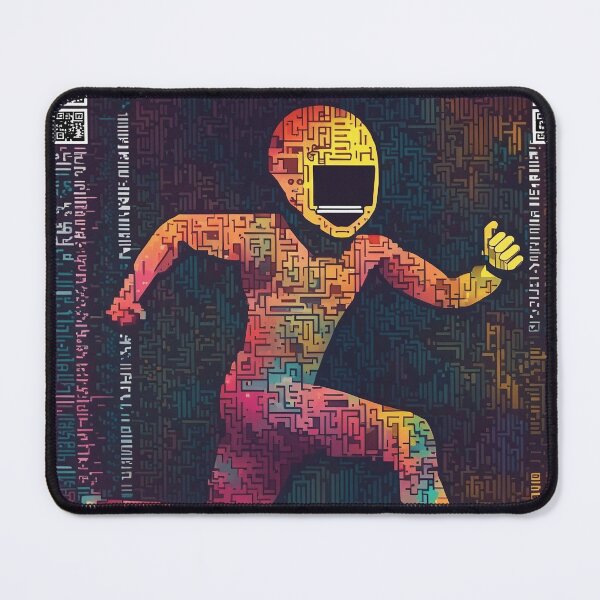 Item preview, Running QR Man designed and sold by Syrupulse.