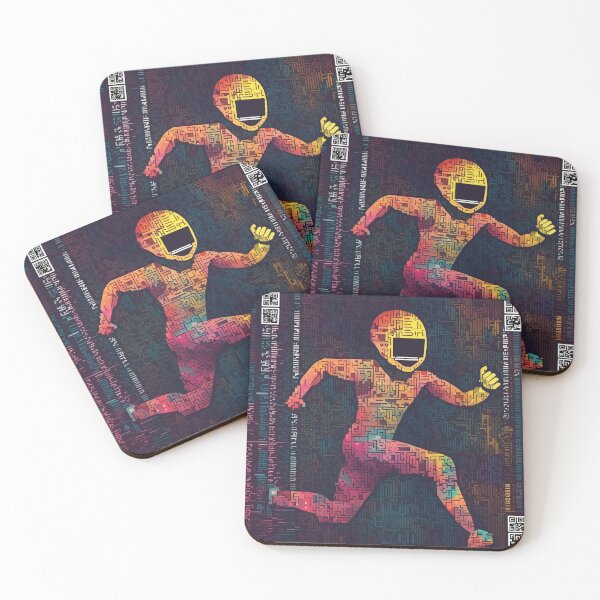 Item preview, Running QR Man designed and sold by Syrupulse.