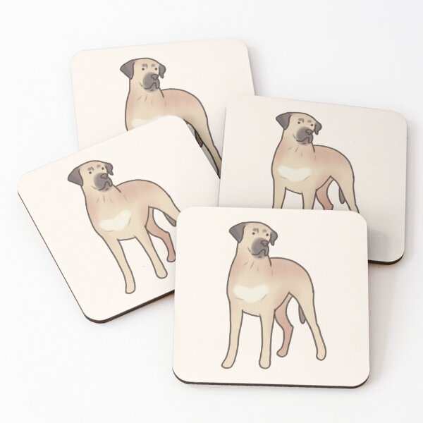 Item preview, Broholmer dog illustration designed and sold by Artofmayara.