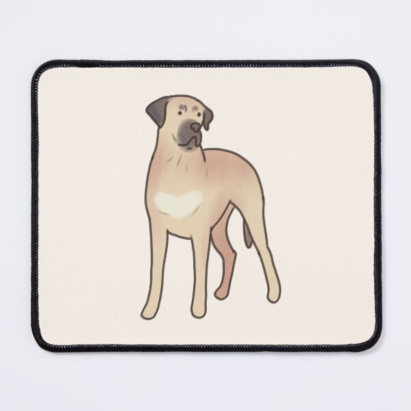 Item preview, Broholmer dog illustration designed and sold by Artofmayara.