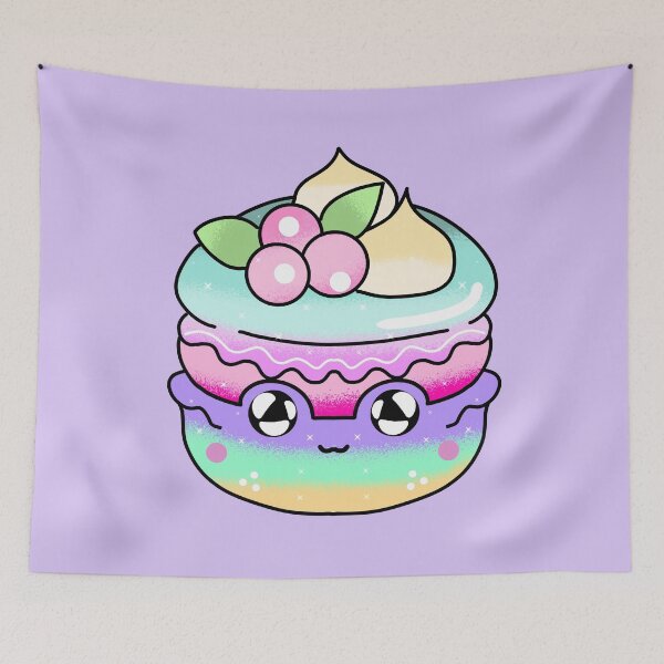 Item preview,  Kawaii adorable macaron french dessert designed and sold by Quacktails.
