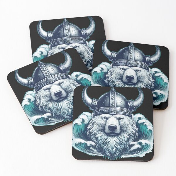 Item preview, Polar Bear Norse Mythology Viking designed and sold by TomFrontierArt.