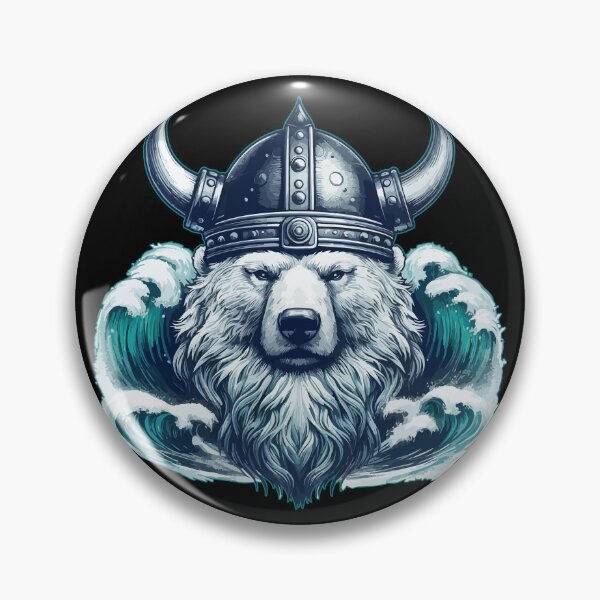 Item preview, Polar Bear Norse Mythology Viking designed and sold by TomFrontierArt.