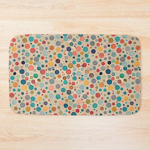 Item preview, Colorful Retro Polka Dot Pattern Art designed and sold by pixelprintgems.
