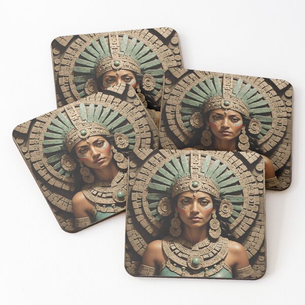 Item preview, Aztec Goddess Coalicue designed and sold by SoniaSarkali.