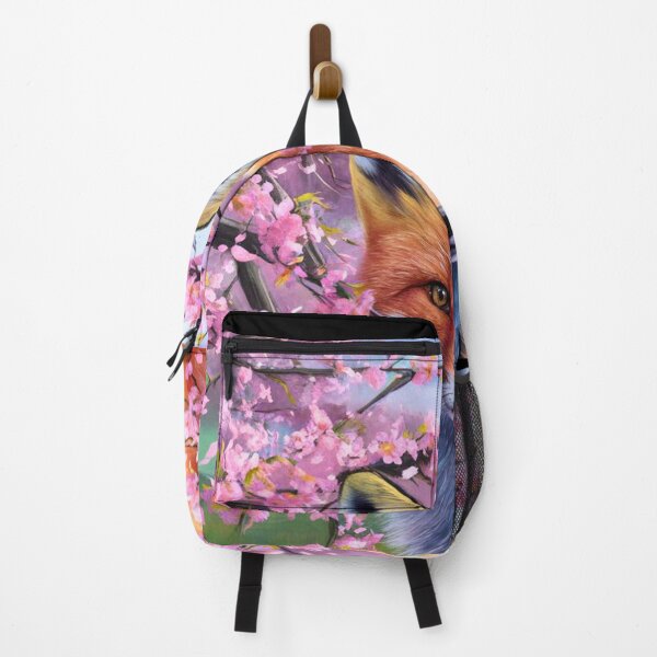 Artikelvorschau, Fuchs-Portrait. Kirschblüte, Blumenfuchs, Vintage-Fuchs, Fuchs-Malerei, Claude Monet-Stil entworfen und verkauft von FoxVibes.